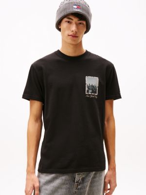 Tommy Jeans Back Photo Graphic T-Shirt, Black