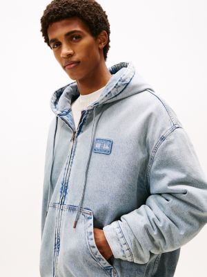 Tommy Jeans Padded Denim Hooded Jacket | Tommy Hilfiger USA