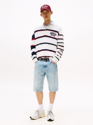 Tommy Jeans Straight Fit Denim Short, Light Wash Denim