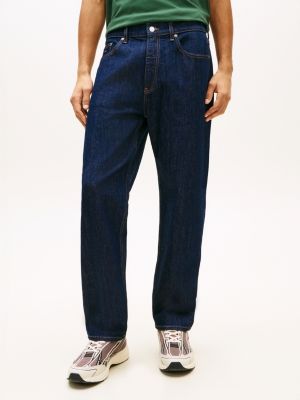 Tommy Jeans Tapered Straight Jean, Dark Wash Denim