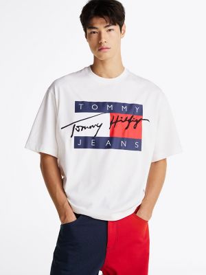 Flag Logo Jersey T Shirt Tommy Hilfiger