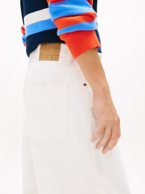 Мужские джинсы Tommy Jeans Baggy, цвет: Белый варёный джинсовый — фото 4