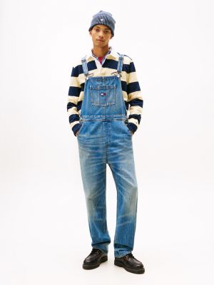 Tommy Jeans Denim Overall, Medium Wash Denim