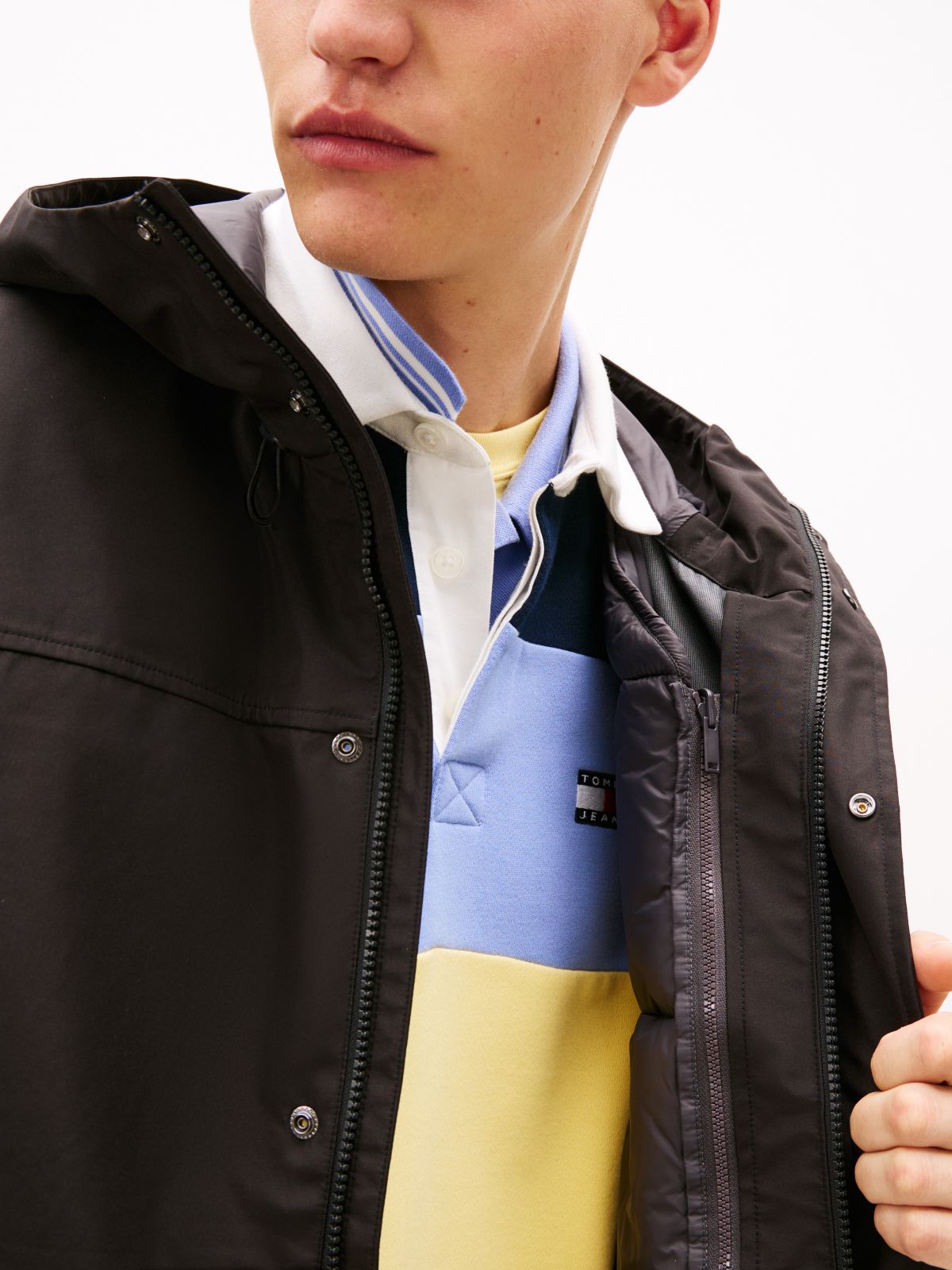 Tommy Jeans 3-in-1 Chicago Jacket — Black