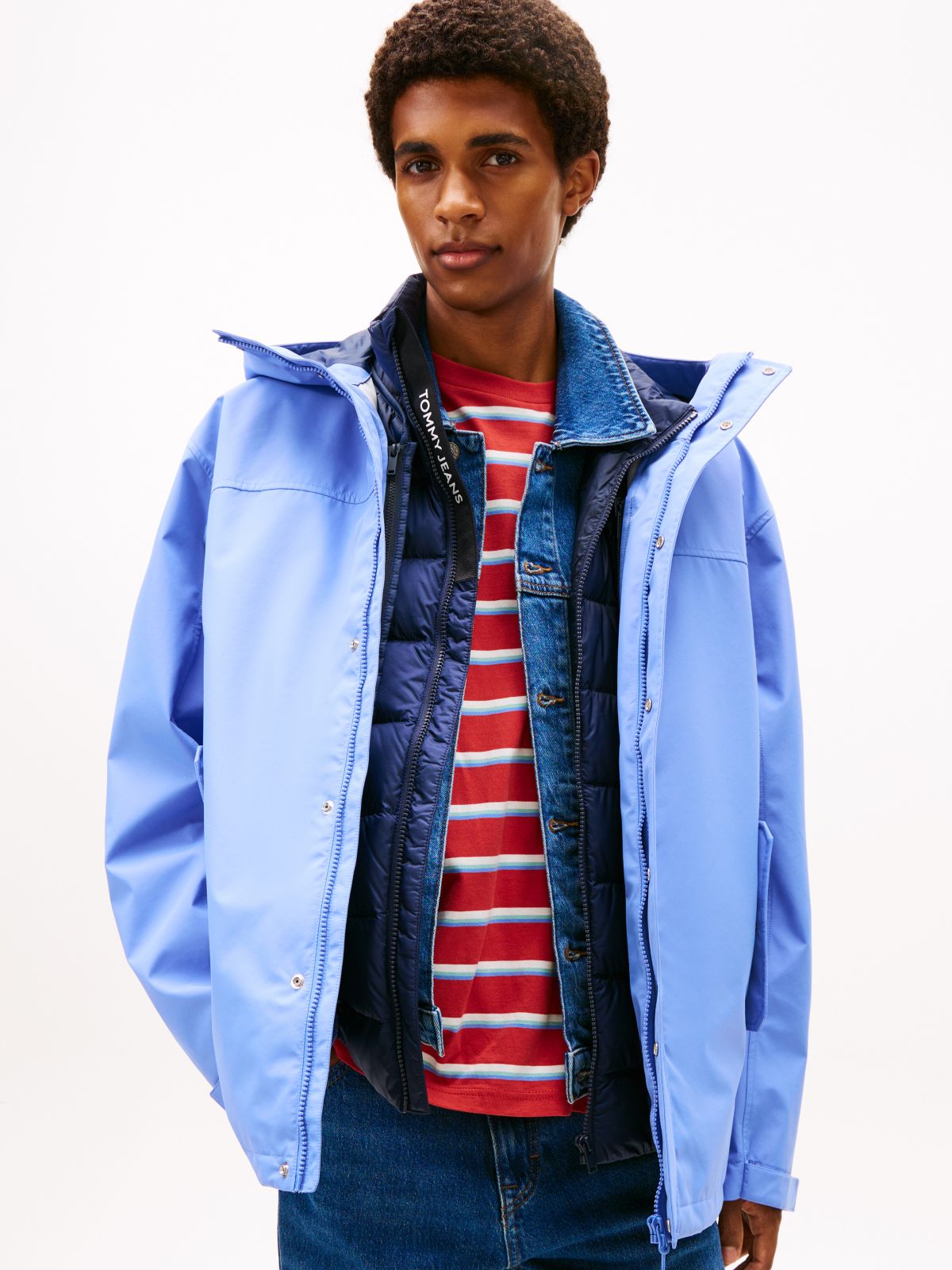 Tommy Jeans 3-in-1 Chicago Jacket — Light Horizon Blue