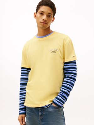 Tommy Jeans Repeat Logo T-Shirt, Citronella