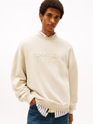 Tommy Jeans Garment-Dyed Sweatshirt, Gulf Sand