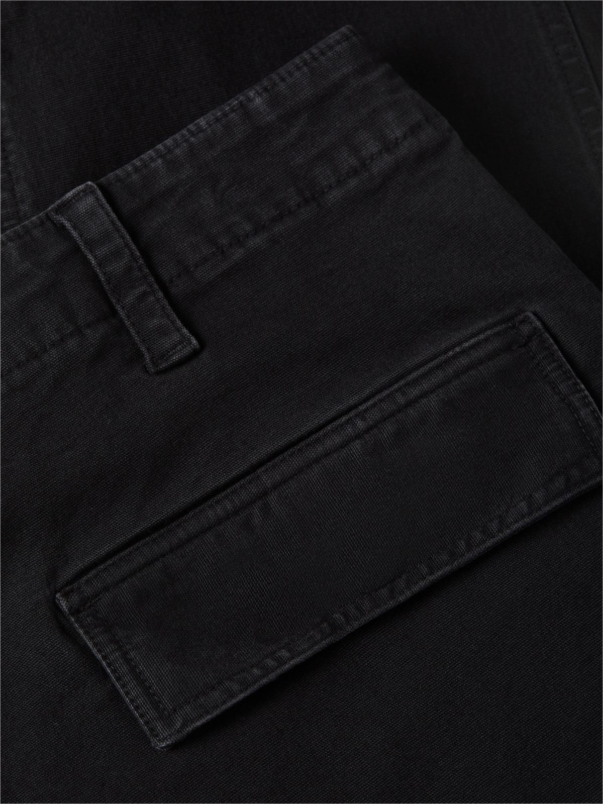 Tommy Jeans Straight Cargo Pant — Black