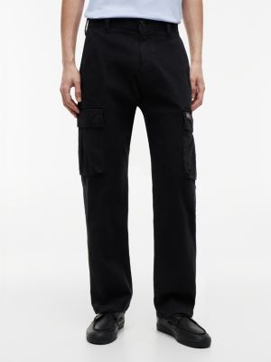 Tommy Jeans Straight Cargo Pant, Black