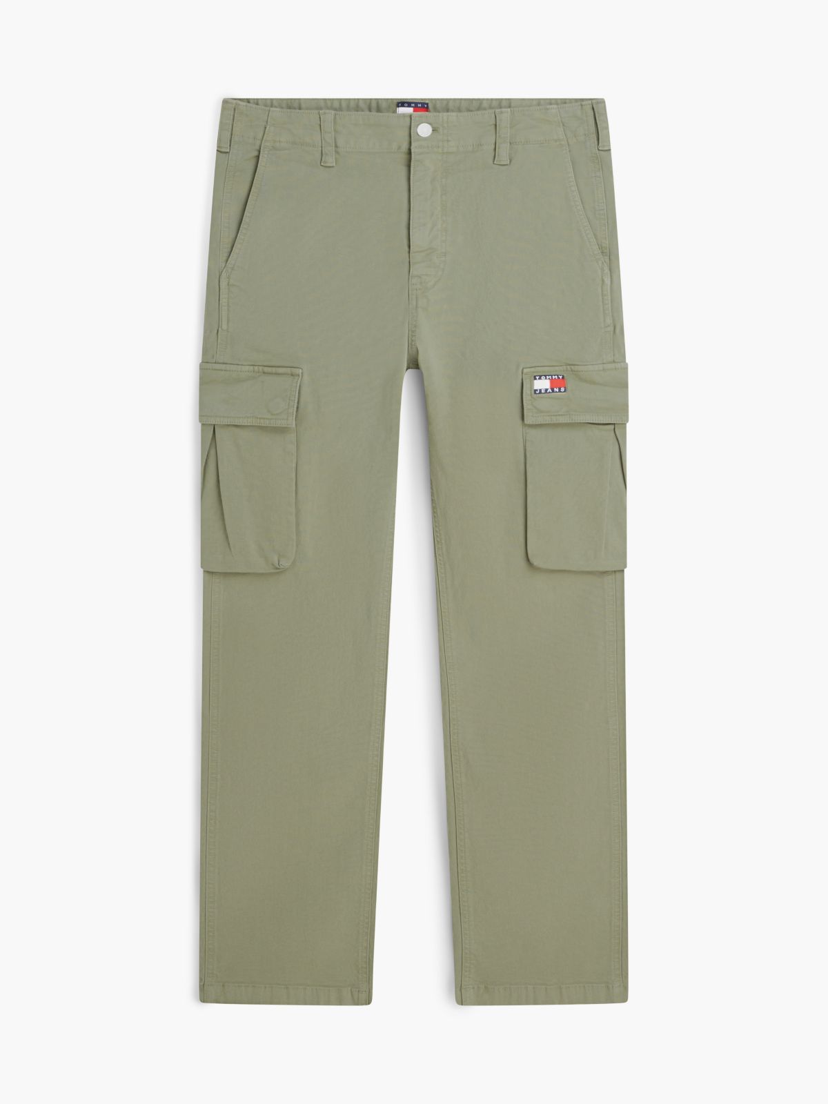 Tommy Jeans Straight Cargo Pant — Spring Olive