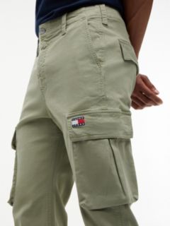 Tommy Jeans Straight Cargo Pant — Spring Olive 3