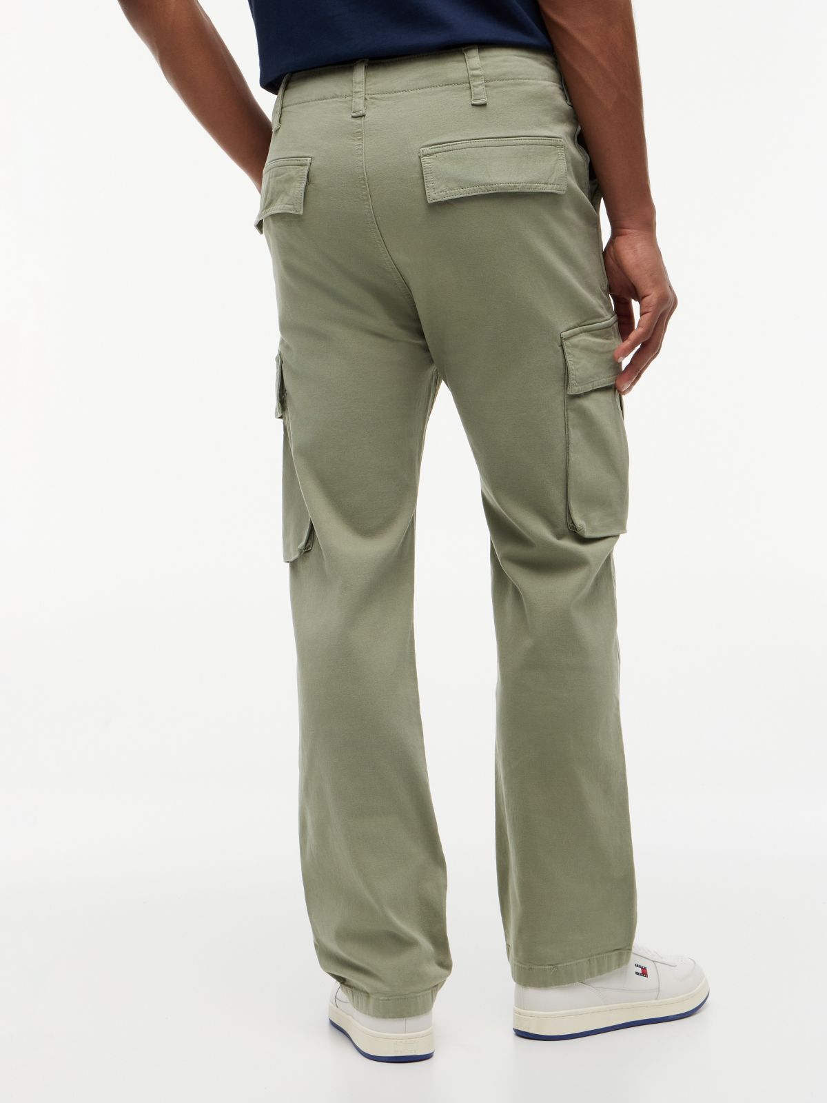 Tommy Jeans Straight Cargo Pant — Spring Olive