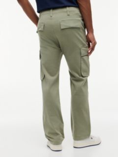 Tommy Jeans Straight Cargo Pant — Spring Olive 4
