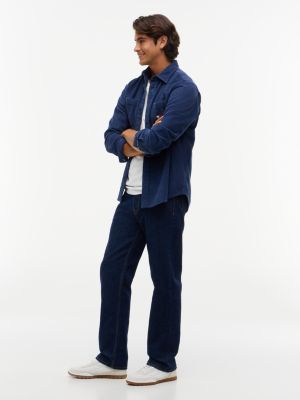 Мужские джинсы Tommy Jeans Loose, цвет: Джинсовый тёмный — фото 3