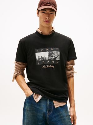 Tommy Jeans NYC Photo Graphic T-Shirt, Black