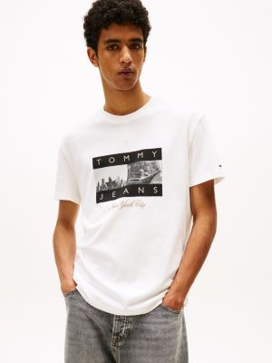 Tommy Jeans NYC Photo Graphic T-Shirt, Ecru