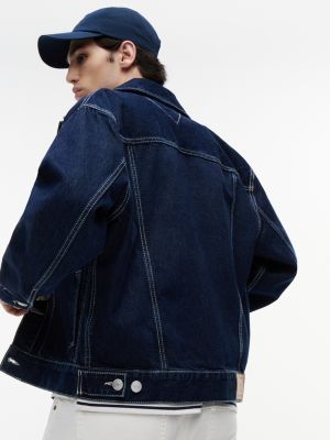 Мужские куртки Tommy Hilfiger Tommy Jeans Dark Wash Denim Ranch Jacket — фото 3