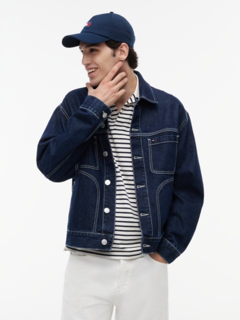 Мужские куртки Tommy Hilfiger Tommy Jeans Dark Wash Denim Ranch Jacket
