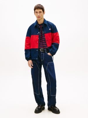 Tommy Jeans Relaxed Carpenter Jean, Dark Wash Denim