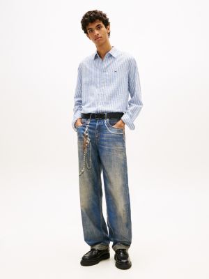 Мужские джинсы Tommy Hilfiger Tommy Jeans Chain-Print Relaxed Jean — фото 2