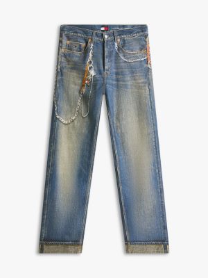 Мужские джинсы Tommy Hilfiger Tommy Jeans Chain-Print Relaxed Jean — фото 6