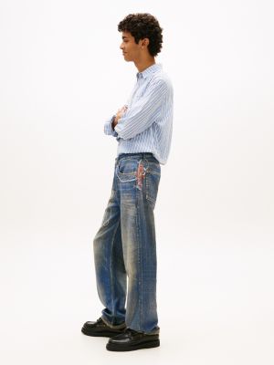 Мужские джинсы Tommy Hilfiger Tommy Jeans Chain-Print Relaxed Jean — фото 3