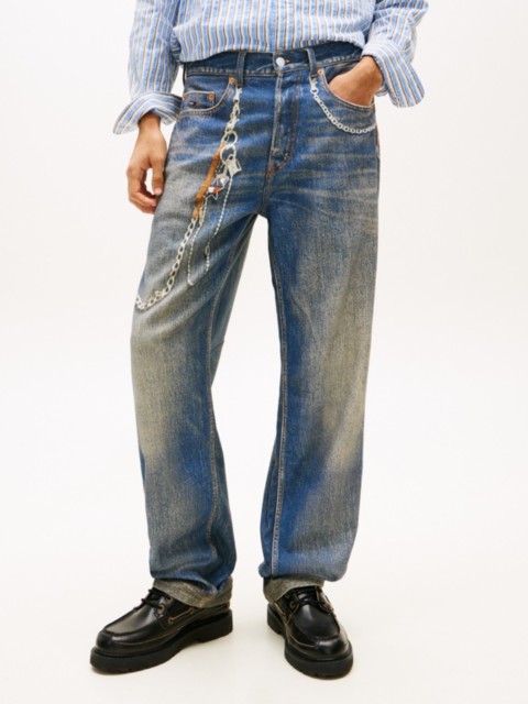 Мужские джинсы Tommy Hilfiger Tommy Jeans Chain-Print Relaxed Jean