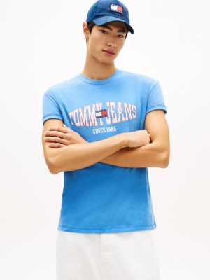 Tommy Jeans Wavy Flag Logo T-Shirt from Tommy Hilfiger - $22.25