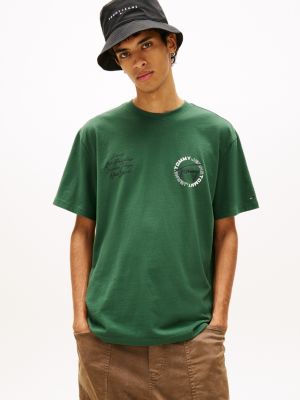 Tommy Jeans City Circle Logo T-Shirt, Shadow Pine