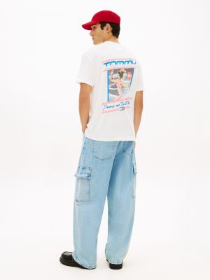 Мужские футболки Tommy Hilfiger Tommy Jeans Fitness Graphic T-Shirt — фото 4