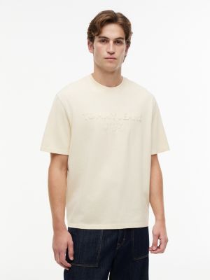 Tommy Jeans Distressed Logo T-Shirt, Calico