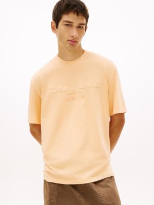 Tommy Jeans Distressed Logo T-Shirt, Faded Sun Kiss