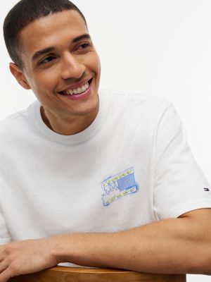 Мужские футболки Tommy Hilfiger Tommy Jeans Spray Paint Bubble T-Shirt — фото 2