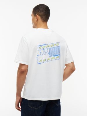 Мужские футболки Tommy Hilfiger Tommy Jeans Spray Paint Bubble T-Shirt — фото 4