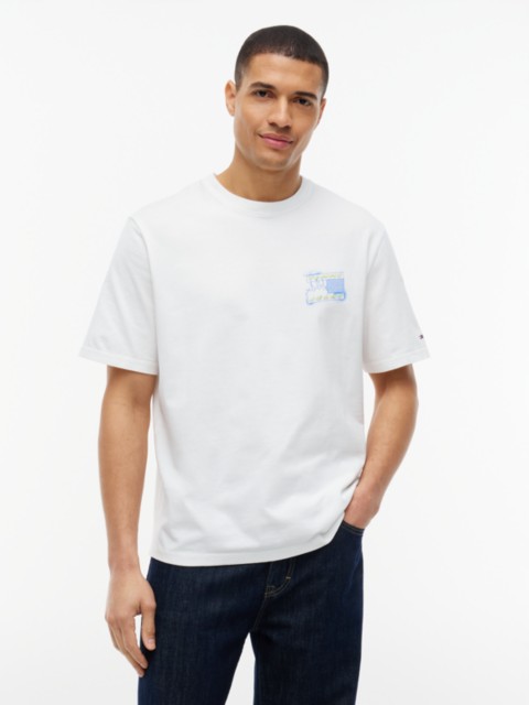 Мужские футболки Tommy Hilfiger Tommy Jeans Spray Paint Bubble T-Shirt