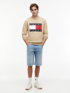 Tommy Jeans Big Flag Logo Sweatshirt — Gentle Gold 2