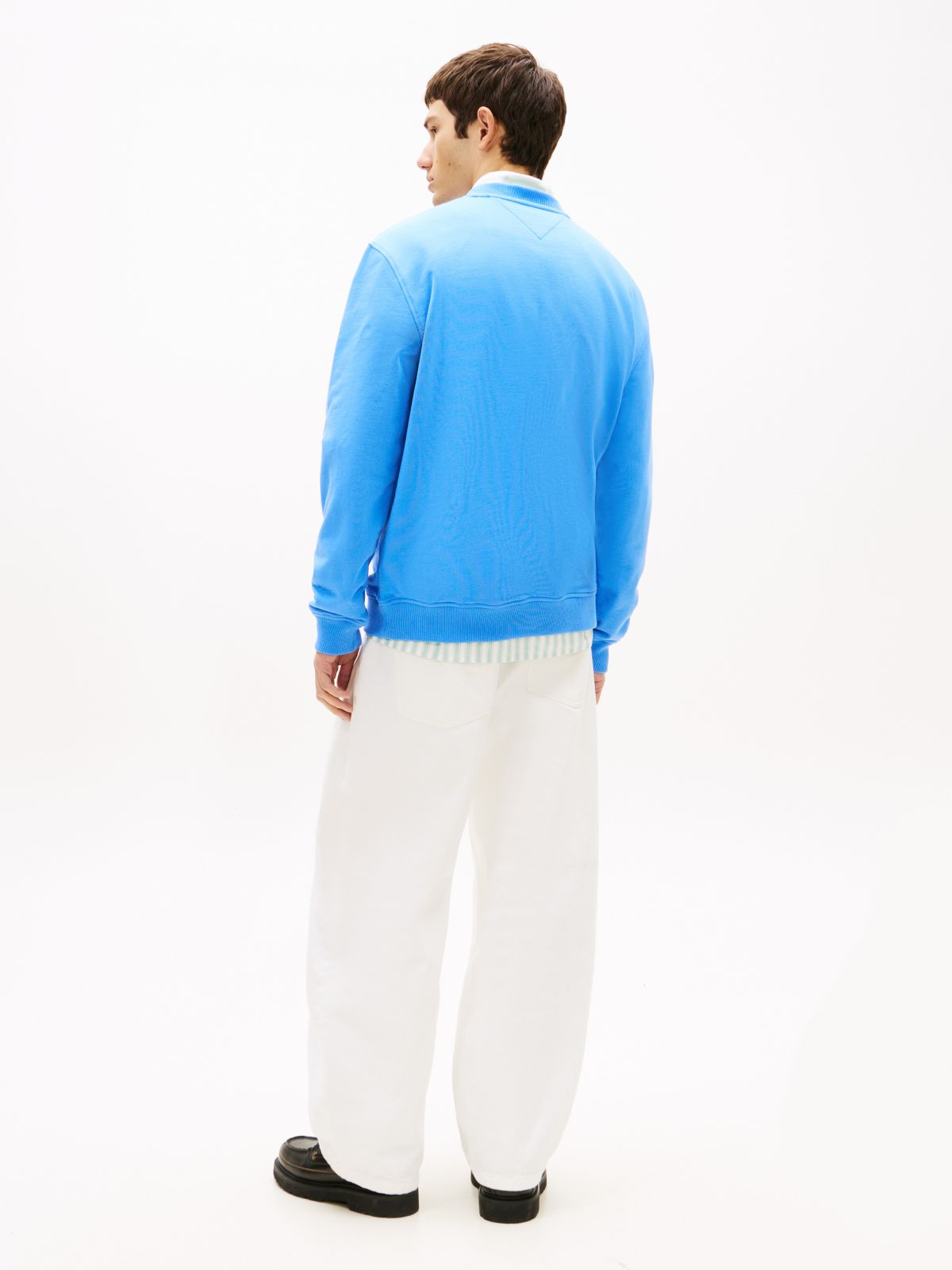 Tommy Jeans Big Flag Logo Sweatshirt — Blue Twilight