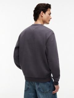 Tommy Jeans Big Flag Logo Sweatshirt — Washed Black 4