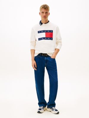 Мужские джинсы Tommy Hilfiger Tommy Jeans Big Flag Logo Sweatshirt — фото 2