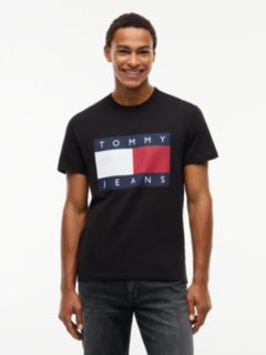 Tommy Jeans Big Flag Logo T-Shirt — Black 1