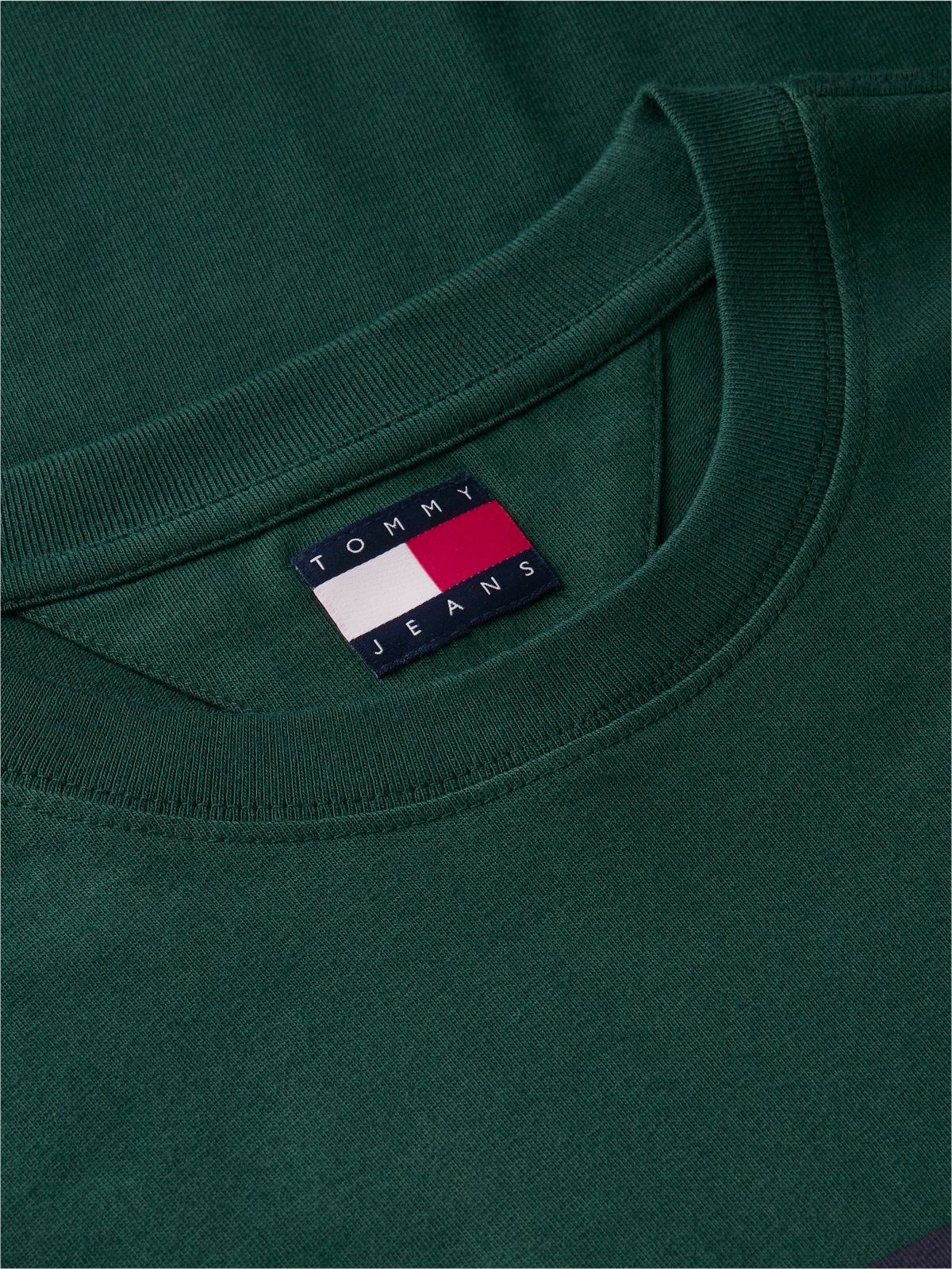Tommy Jeans Big Flag Logo T-Shirt — Velvet Green