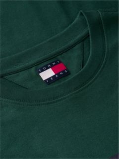 Tommy Jeans Big Flag Logo T-Shirt — Velvet Green 6