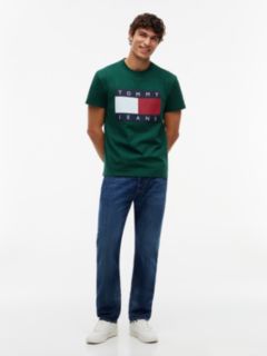 Tommy Jeans Big Flag Logo T-Shirt — Velvet Green 2