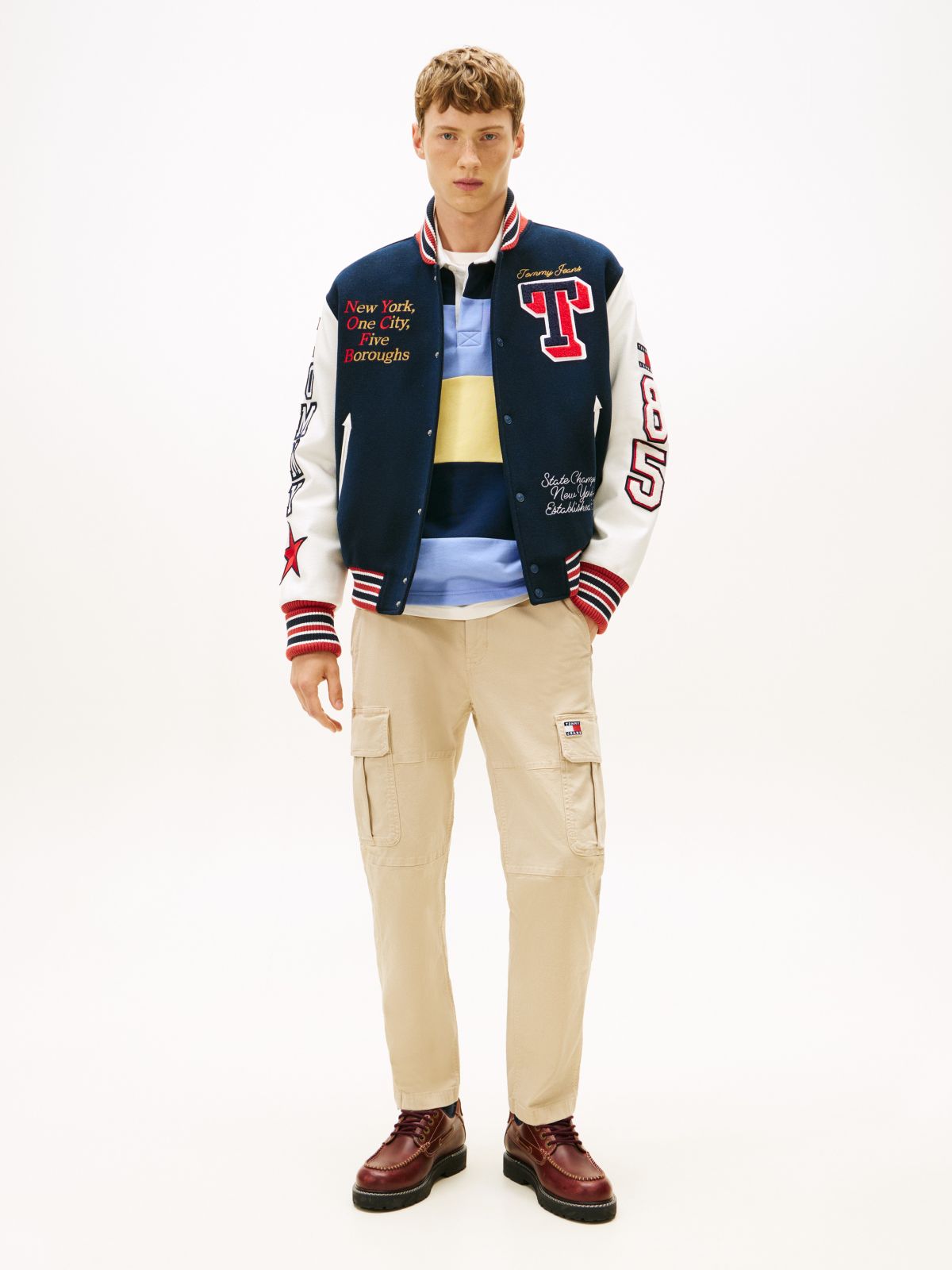 Tommy Jeans Tapered Cargo Pant — Gulf Sand
