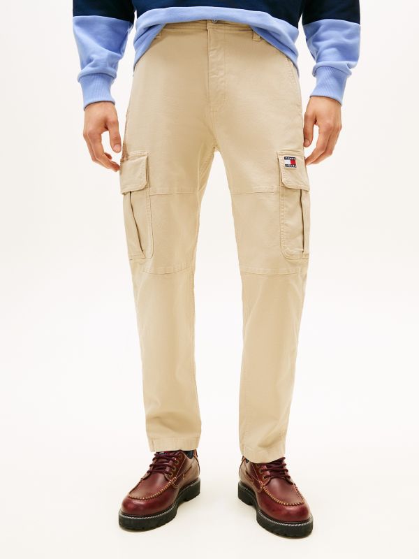 Tommy Jeans Tapered Cargo Pant — Gulf Sand