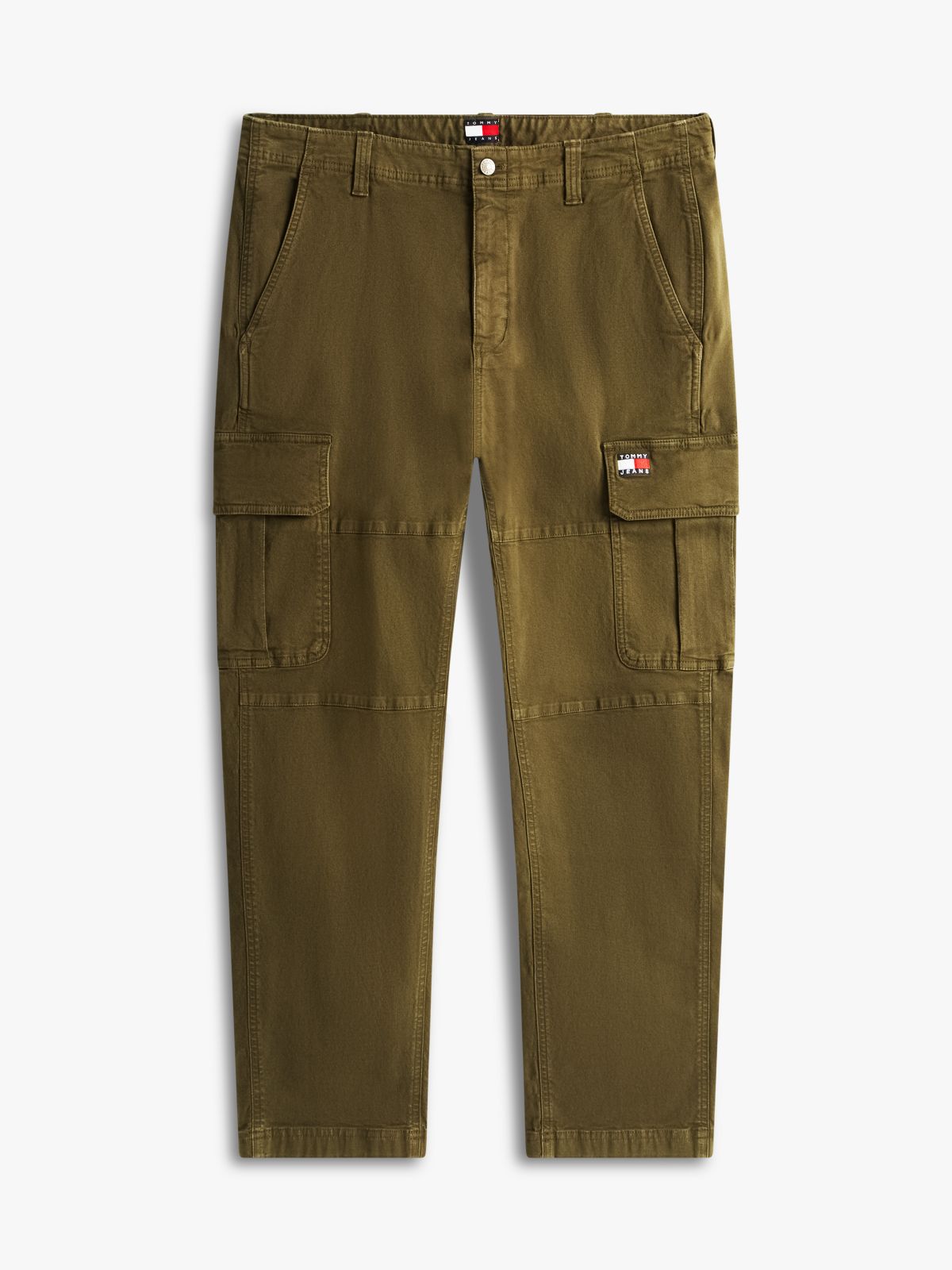 Tommy Jeans Tapered Cargo Pant — Dark Greenery