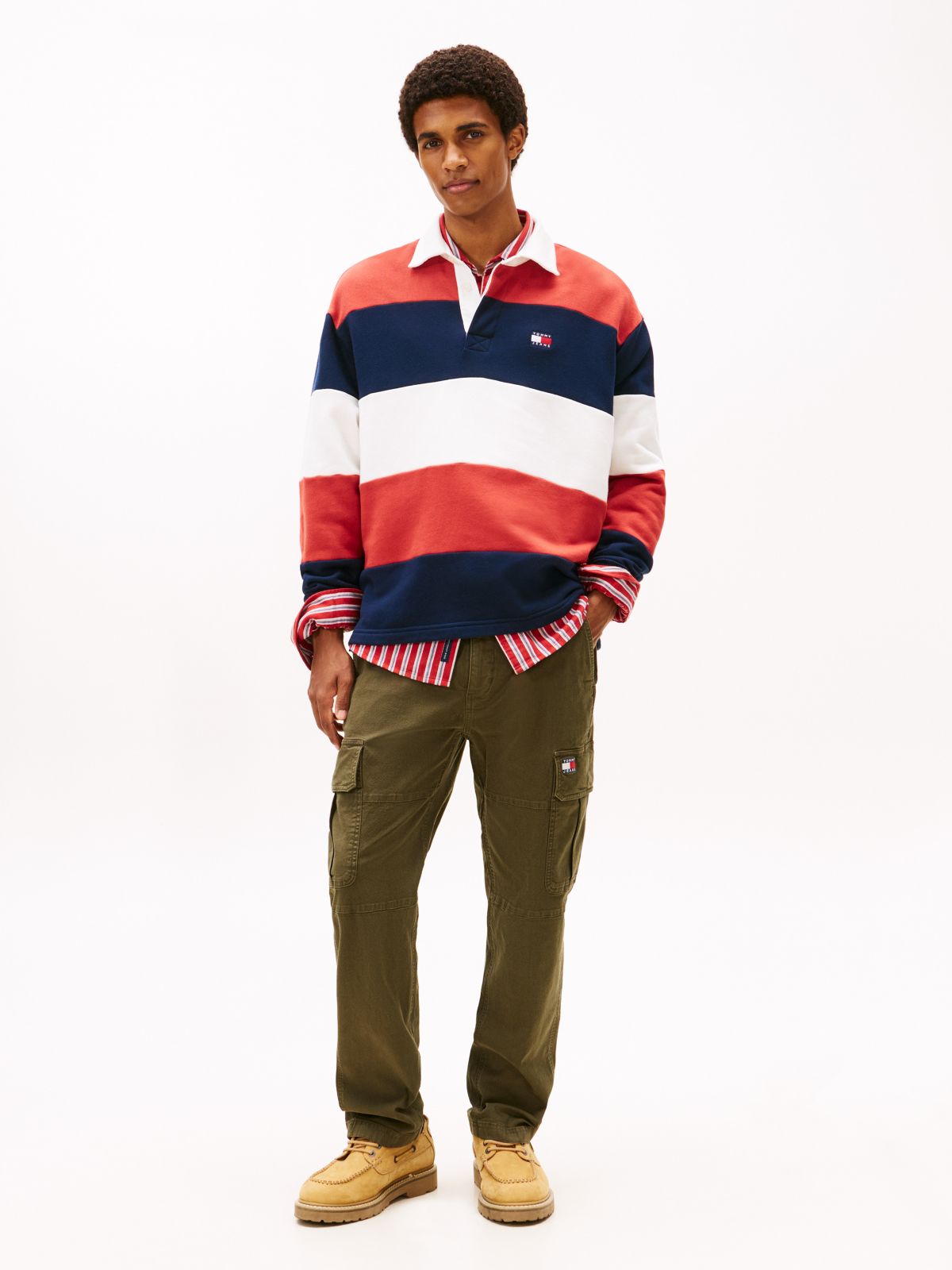 Tommy Jeans Tapered Cargo Pant — Dark Greenery