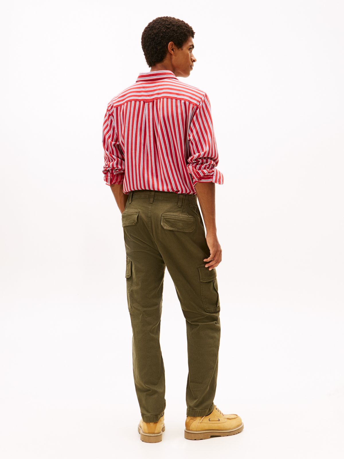 Tommy Jeans Tapered Cargo Pant — Dark Greenery