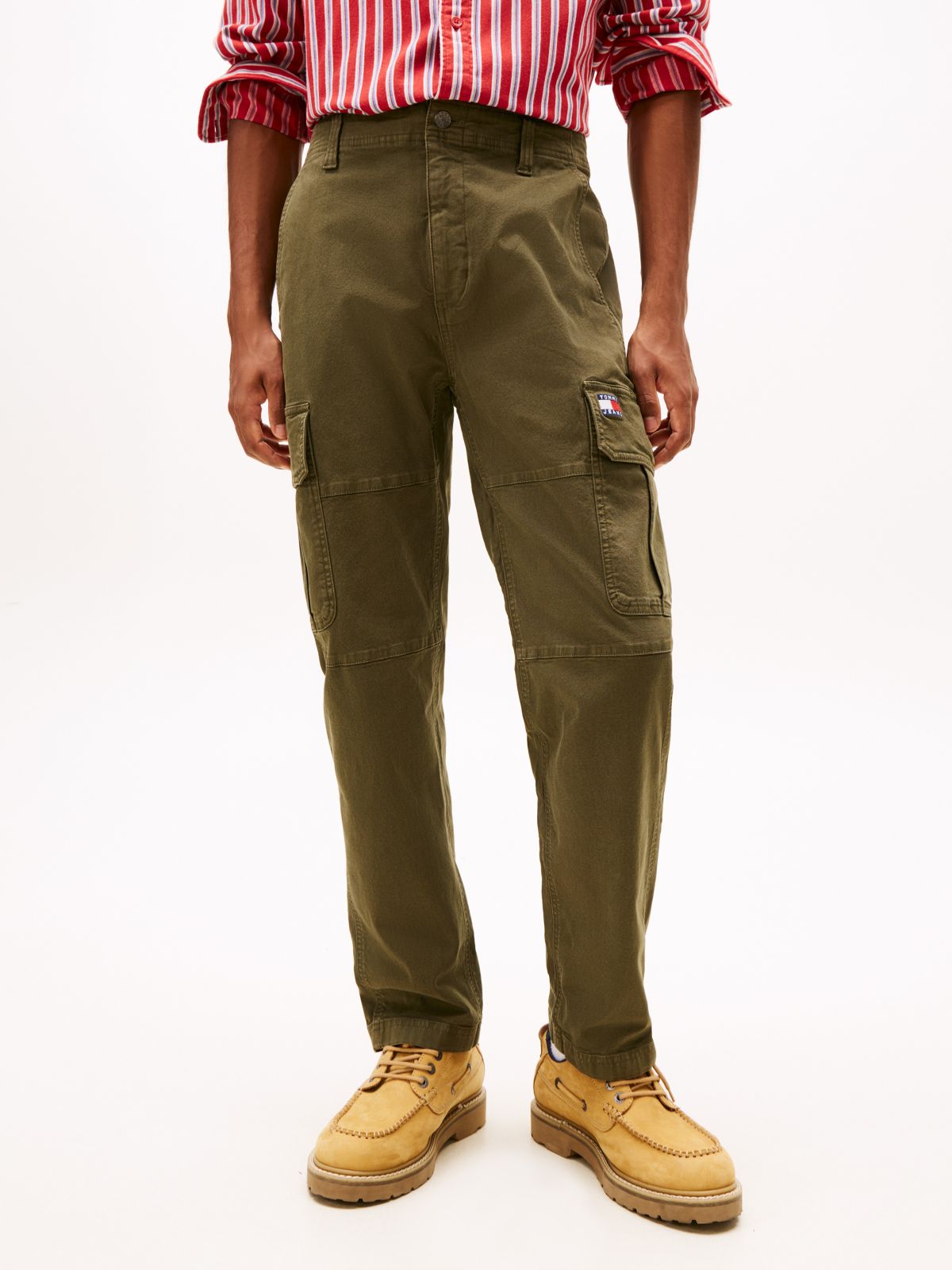 Tommy Jeans Tapered Cargo Pant — Dark Greenery
