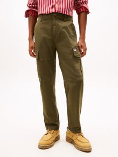 Tommy Jeans Tapered Cargo Pant — Dark Greenery 1